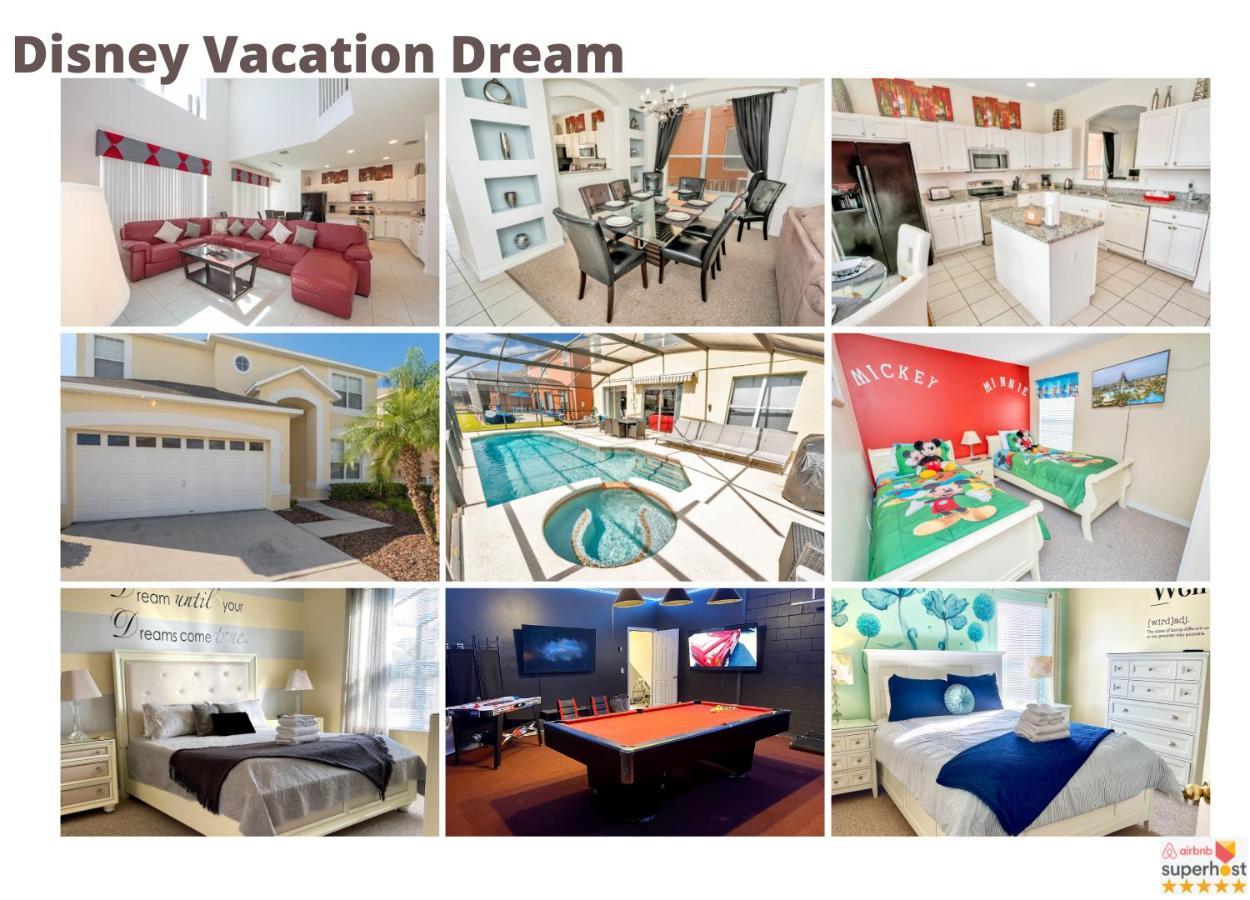 Disney Dream With Hot Tub, Pool, Xbox, Games Room, Lakeview, 10 Min To Disney, Clubhouse Kissimmee Exterior foto